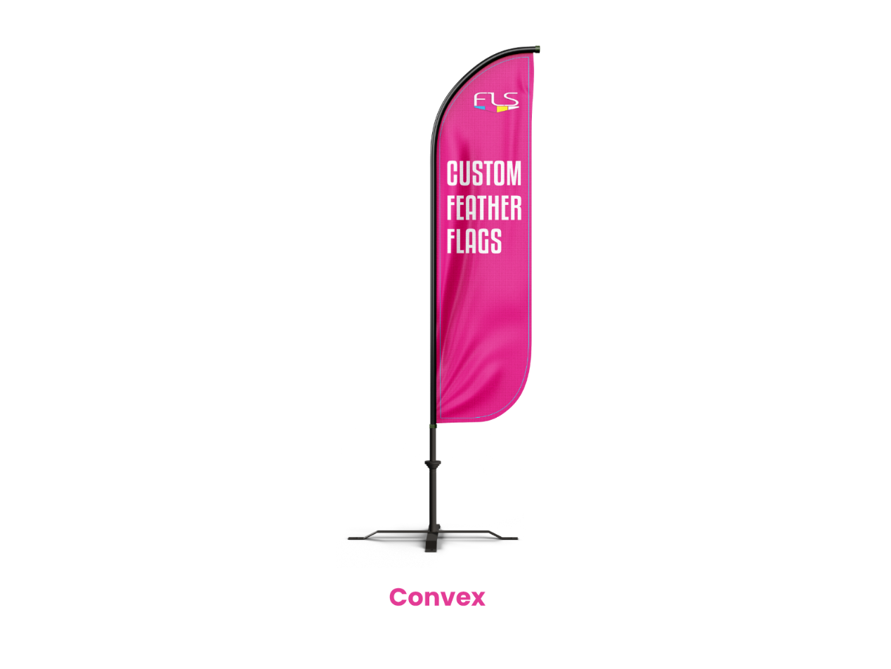 convex feather flags