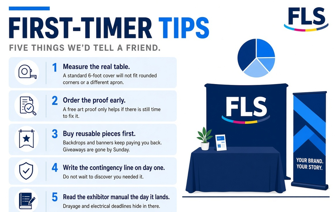 first timer tips infographic