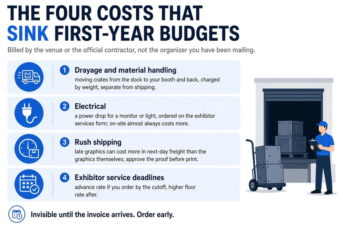 THe four costs that sink first year budgets infographic 