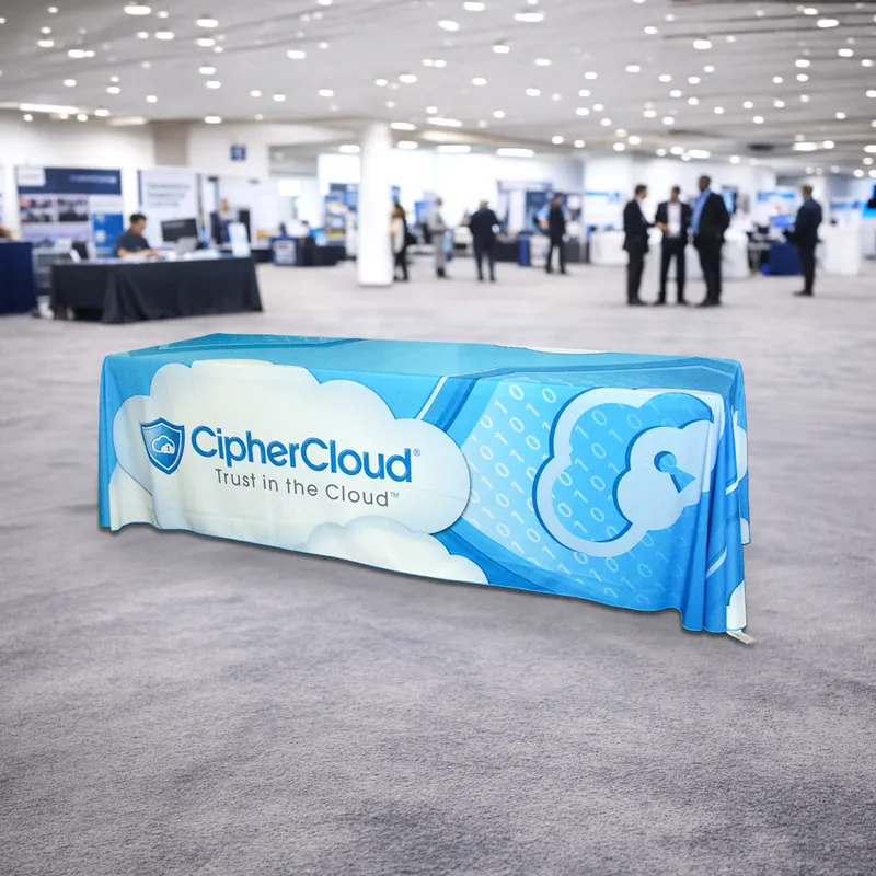 Custom Adjustable Trade Show Table Cover