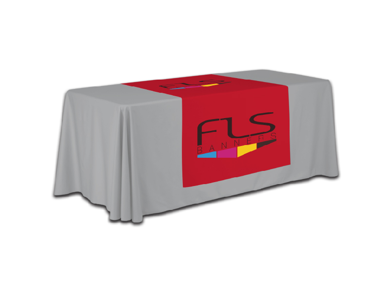 Custom Table Runners for Trade Shows & Events FLS Banners