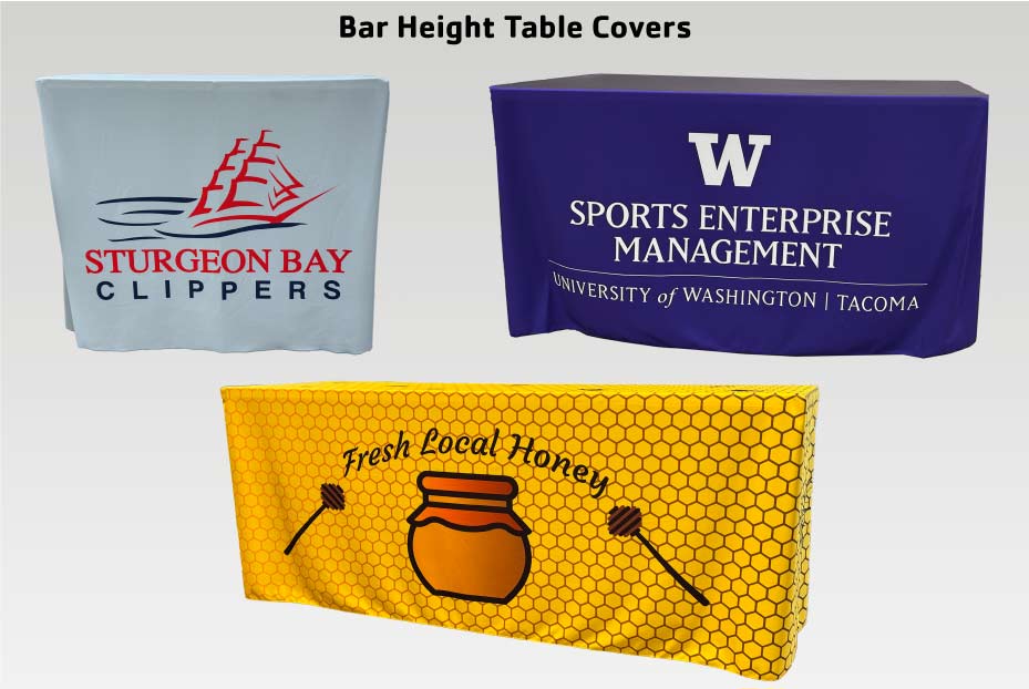 1 Custom Table Throws & Tablecloths with Logos FLS Banners