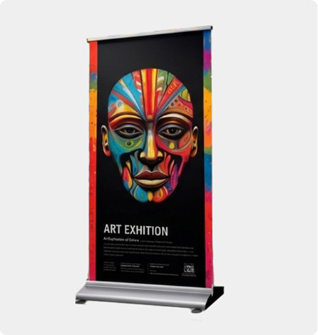 Promotional kit including banners and marketing materials