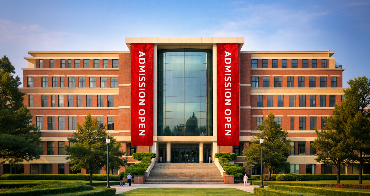 Custom banners and displays for schools and universities